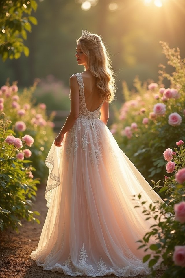 lace tulle elegance romance