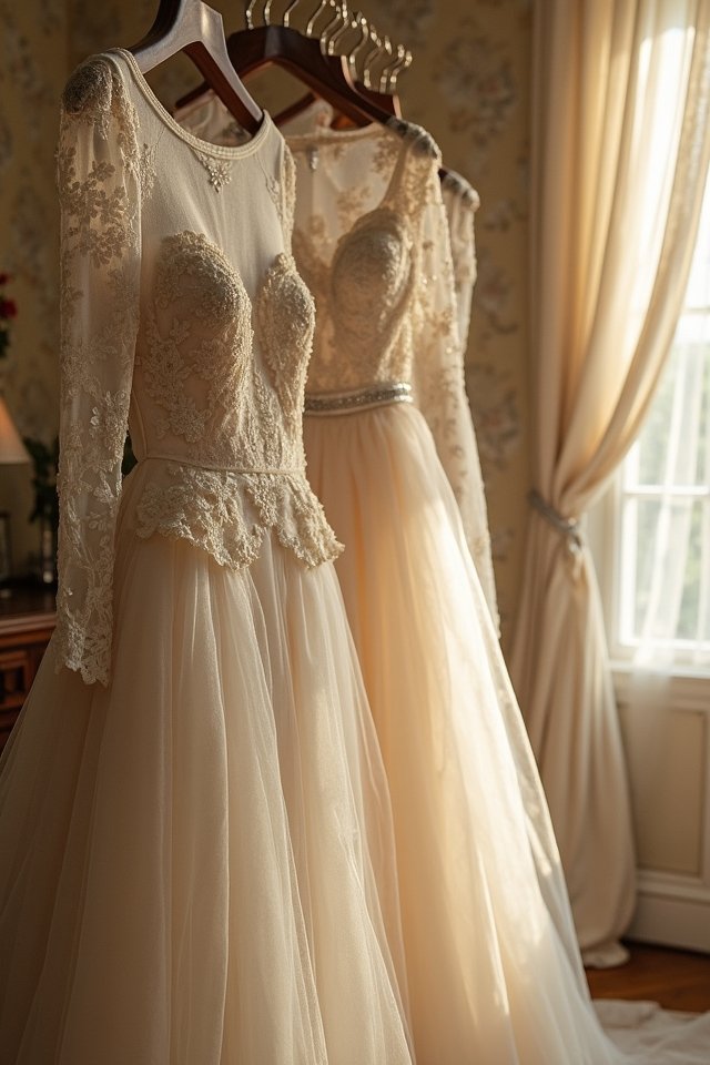 lace wedding gown elegance