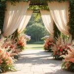 late august wedding colors