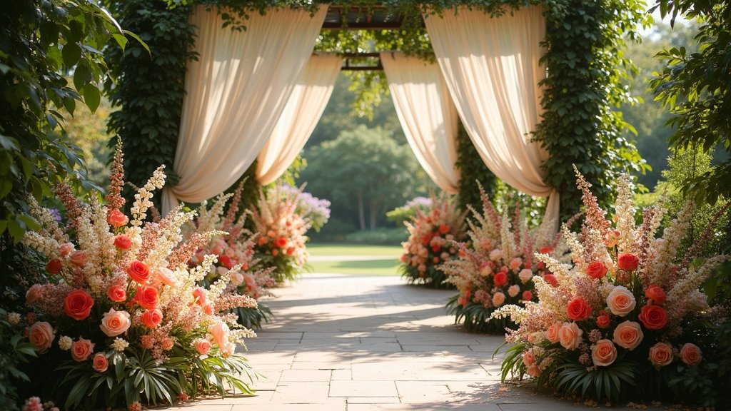 late august wedding colors