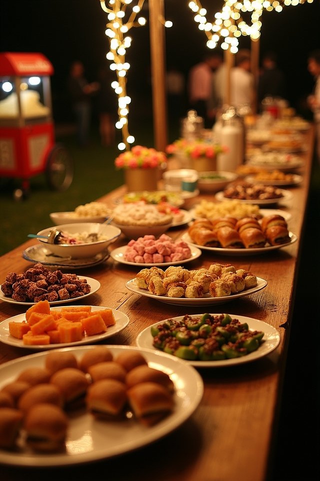 late night snack ideas buffet
