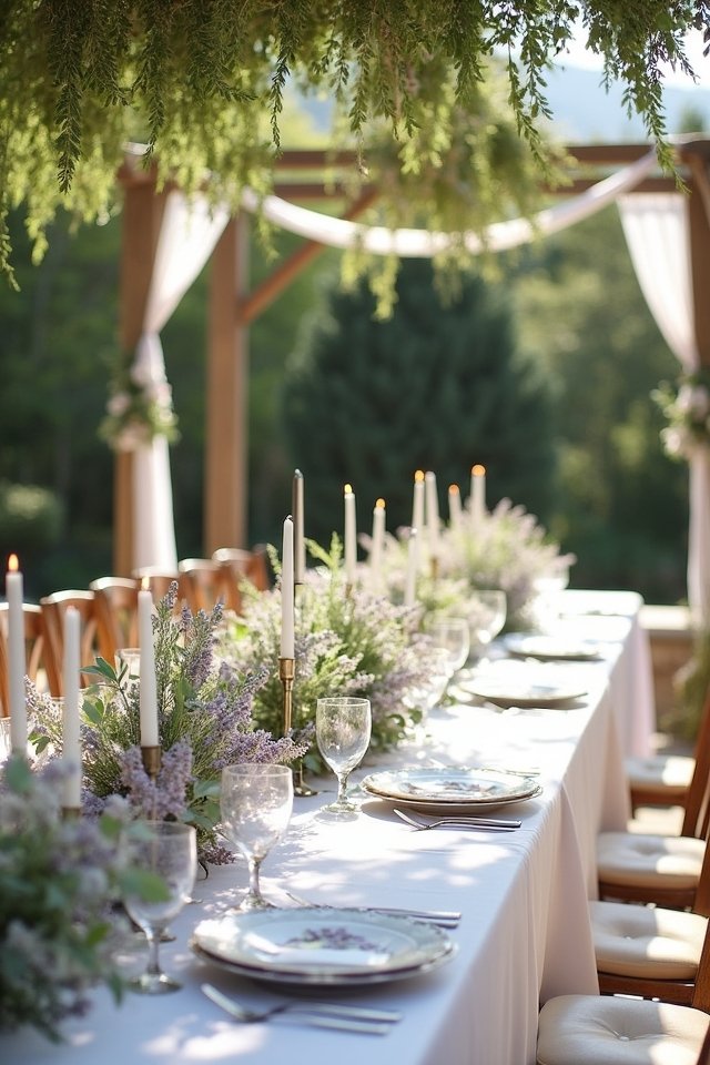 lavender and sage green elegance
