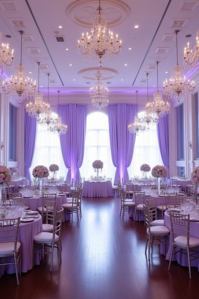 lavender and silver elegance