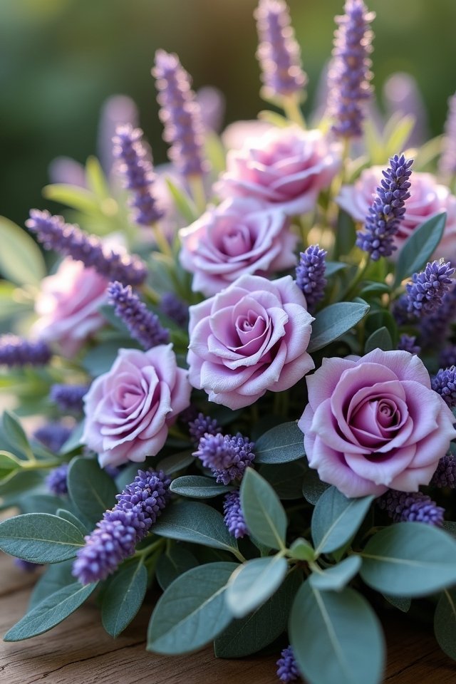 lavender eucalyptus altar decor
