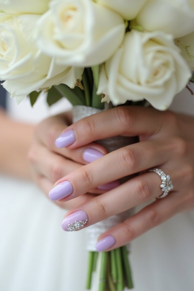 lavender ombre nail elegance