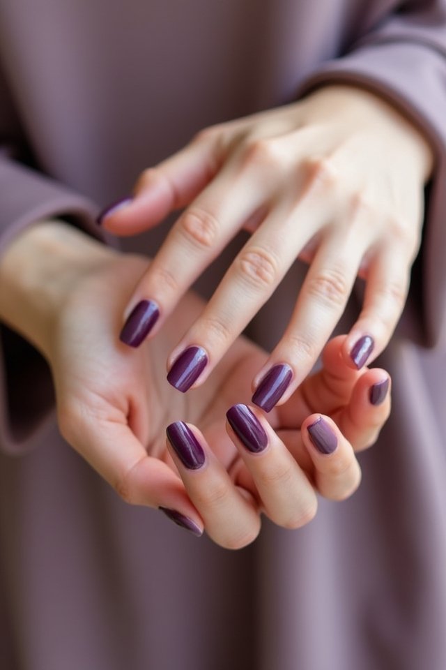 lavender plum ombre elegance