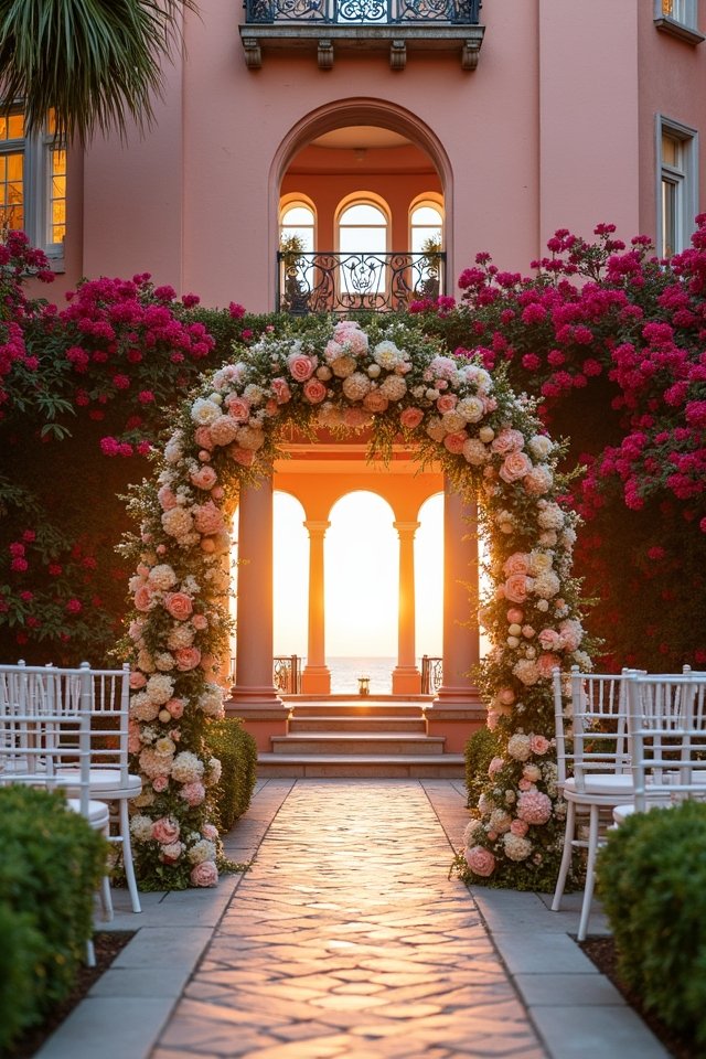 lavish beachfront wedding paradise