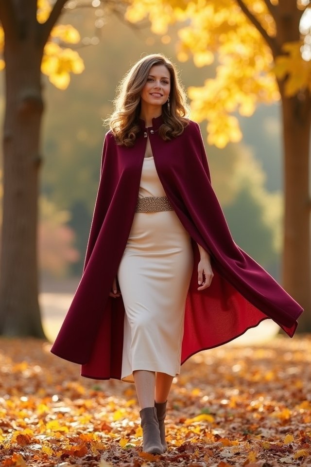 layered capes and wraps