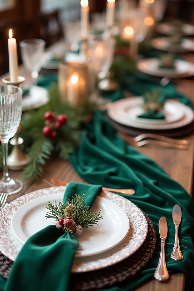 layered linens for elegance