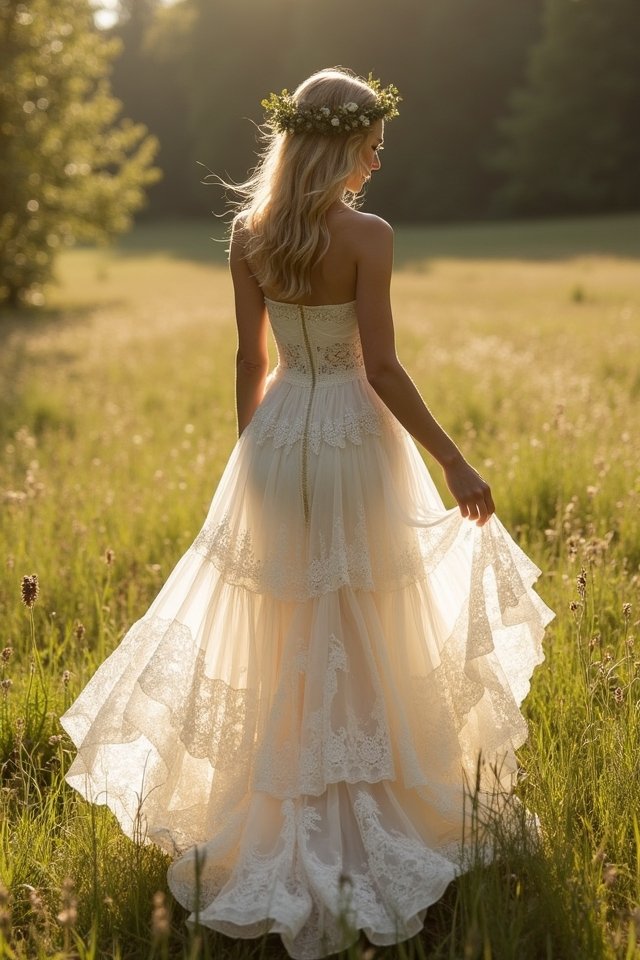 layered skirts for movement