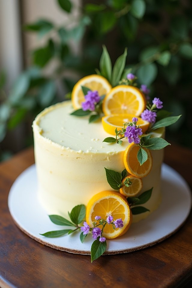 lemon zest wedding cake