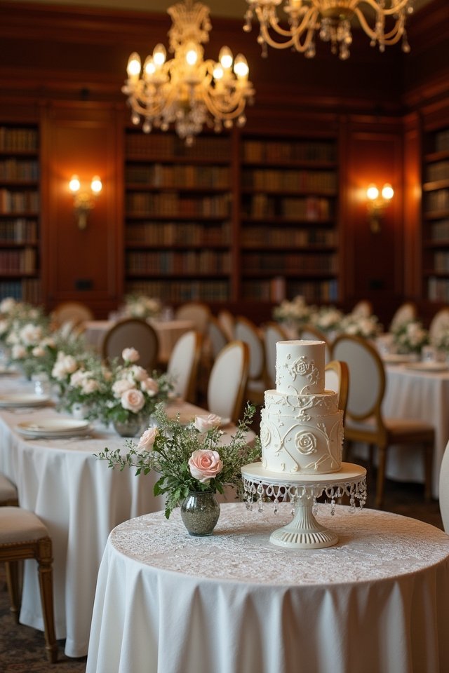 library ballroom wedding elegance