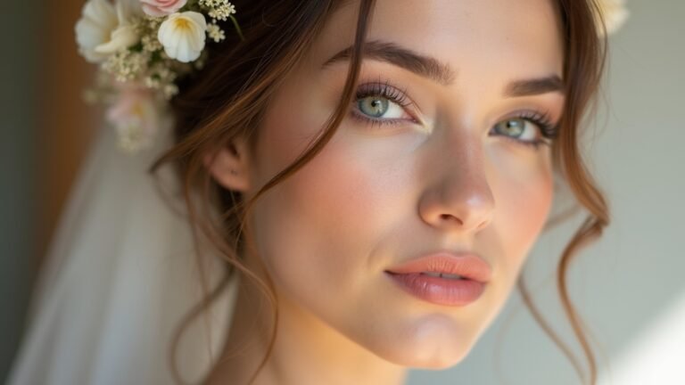 light and airy bridal makeup