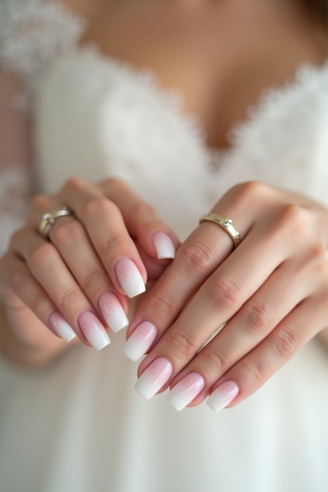light pink ombre elegance