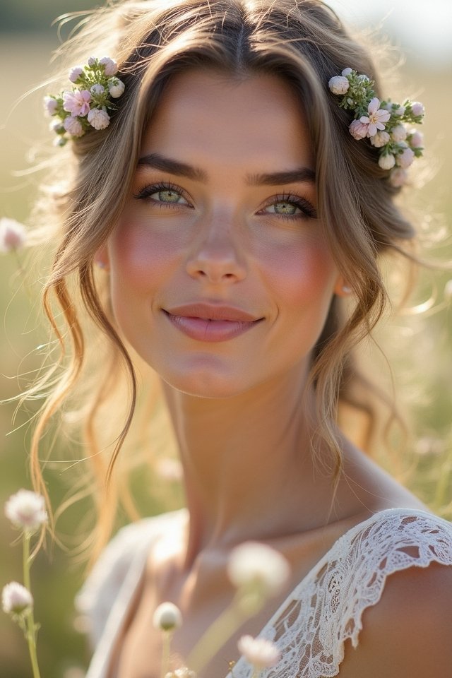luminous radiant bridal glow