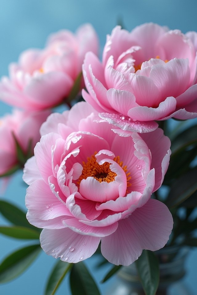 luscious pink peonies bouquet