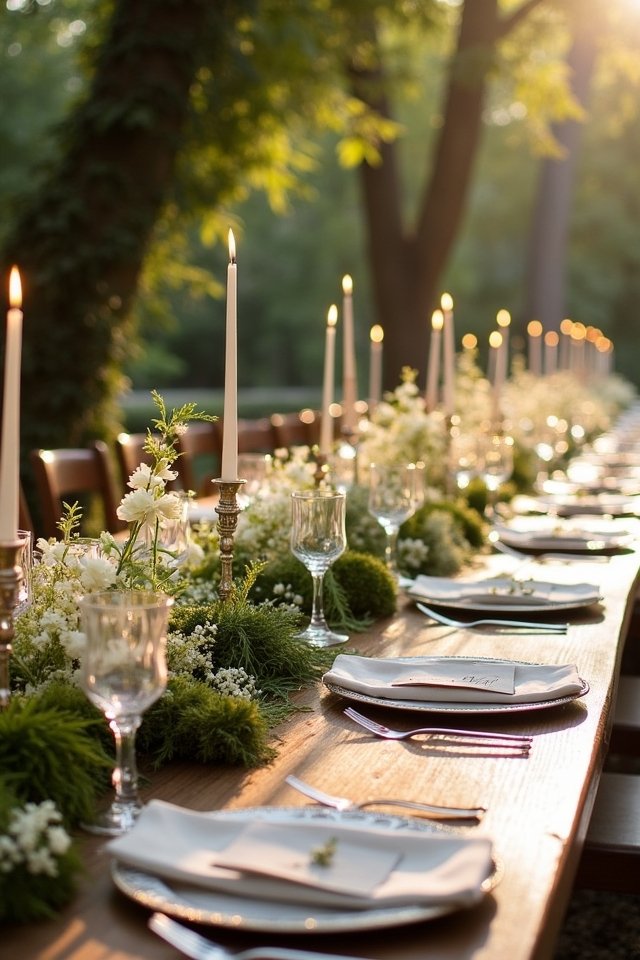 lush botanical wedding decor