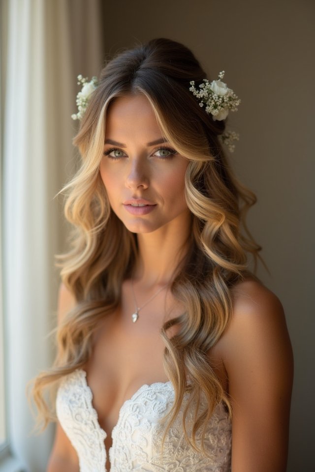 luxe curls with elegance