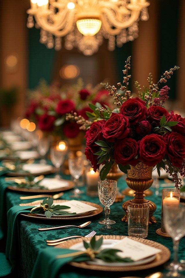 luxe jewel tone elegance