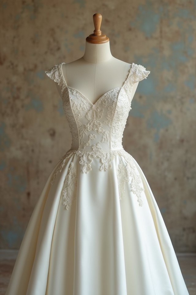 luxe satin bridal elegance