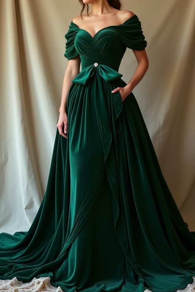 luxe velvet gown elegance