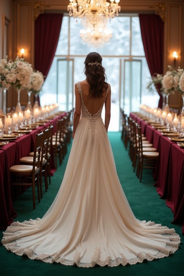 luxurious fabrics create elegance