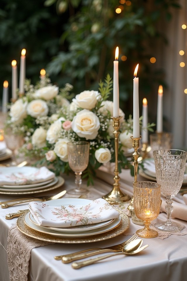 luxurious fabrics create elegance