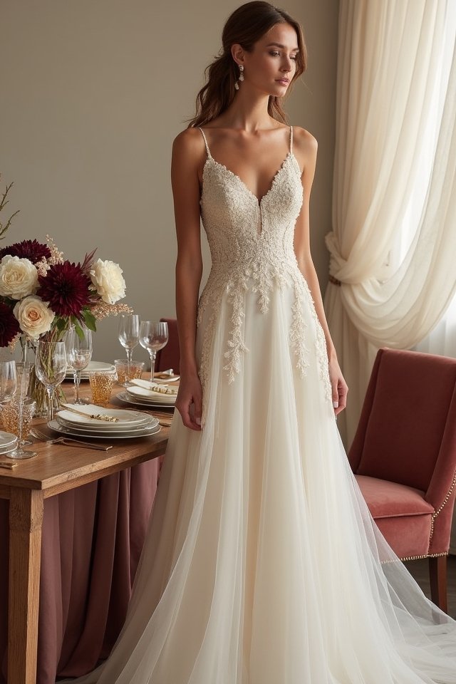 luxurious fabrics enhance elegance