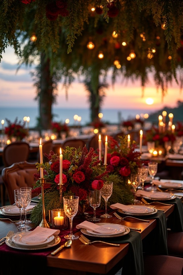 luxurious jewel tone elegance