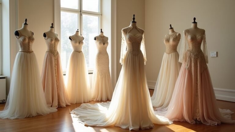 luxurious silk wedding dresses