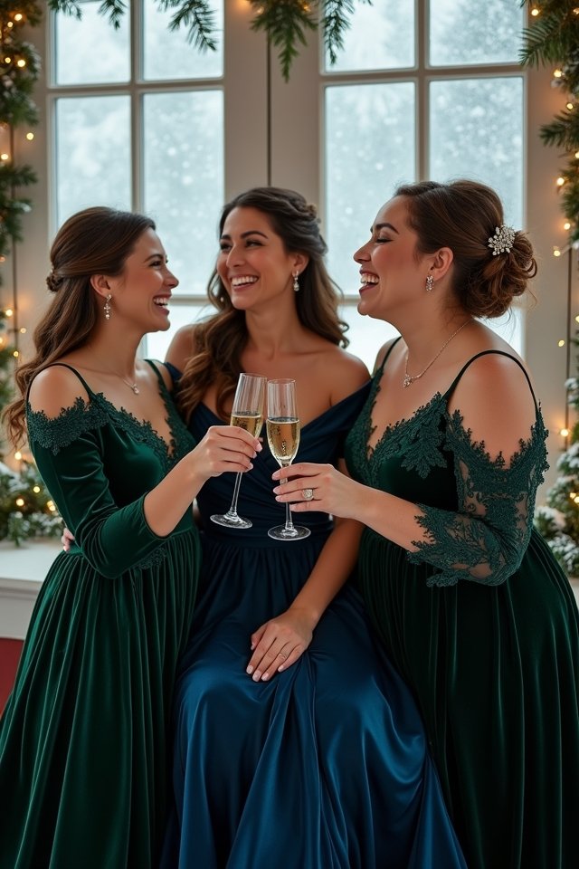 luxurious velvet cocktail attire