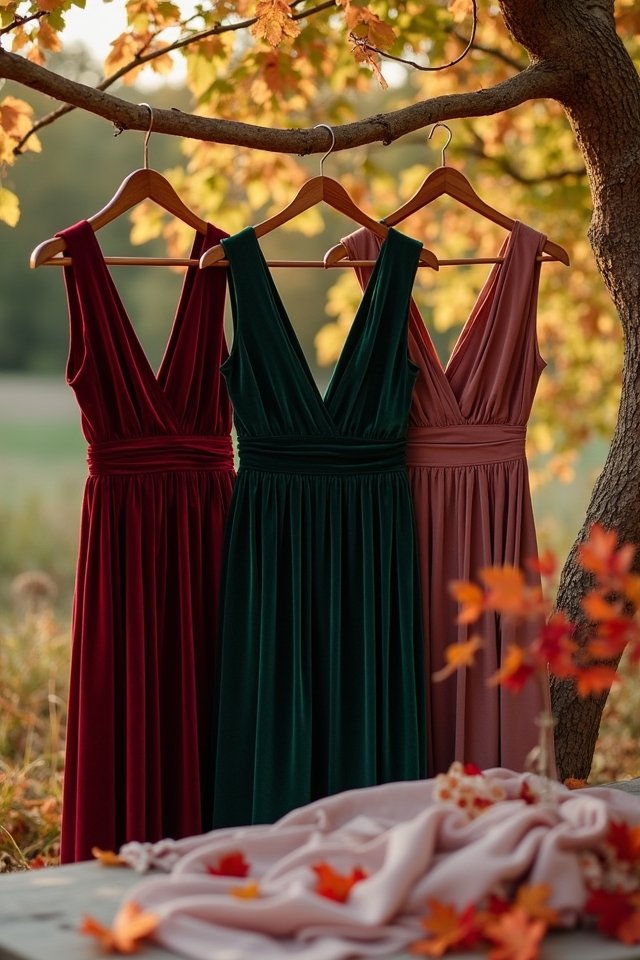 luxurious velvet cocktail dresses