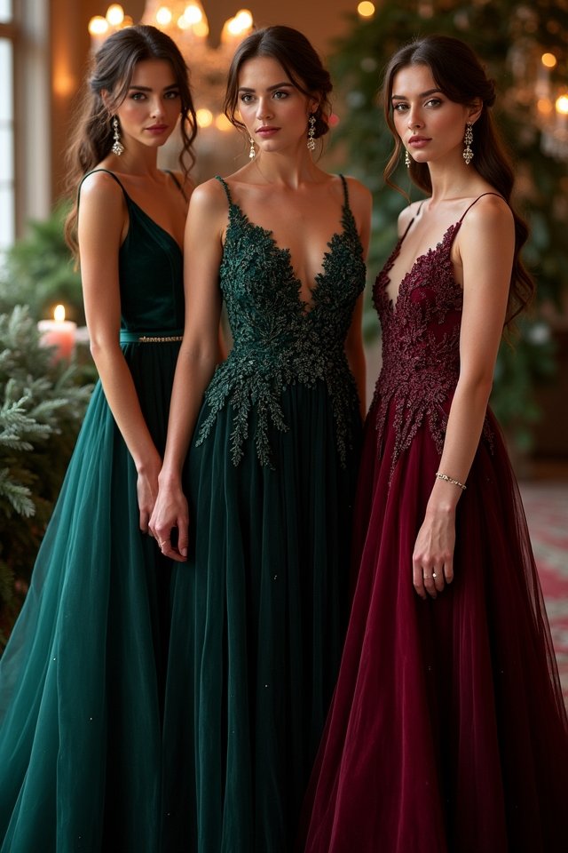 luxurious velvet gown elegance