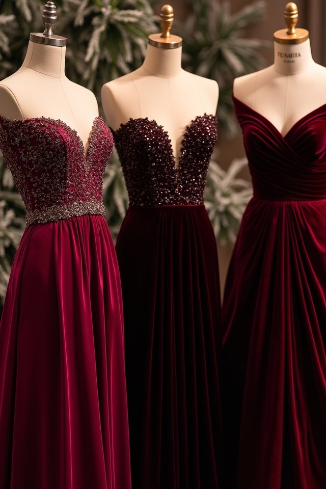luxurious velvet winter elegance