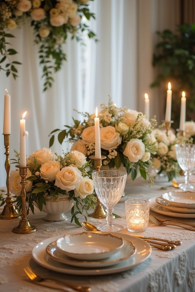 luxurious vintage floral arrangements