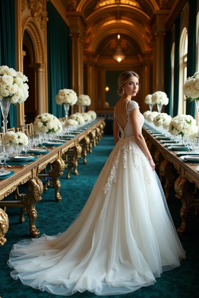 luxurious wedding fabric options