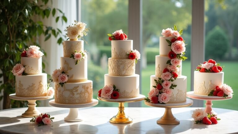 luxury anniversary wedding cakes