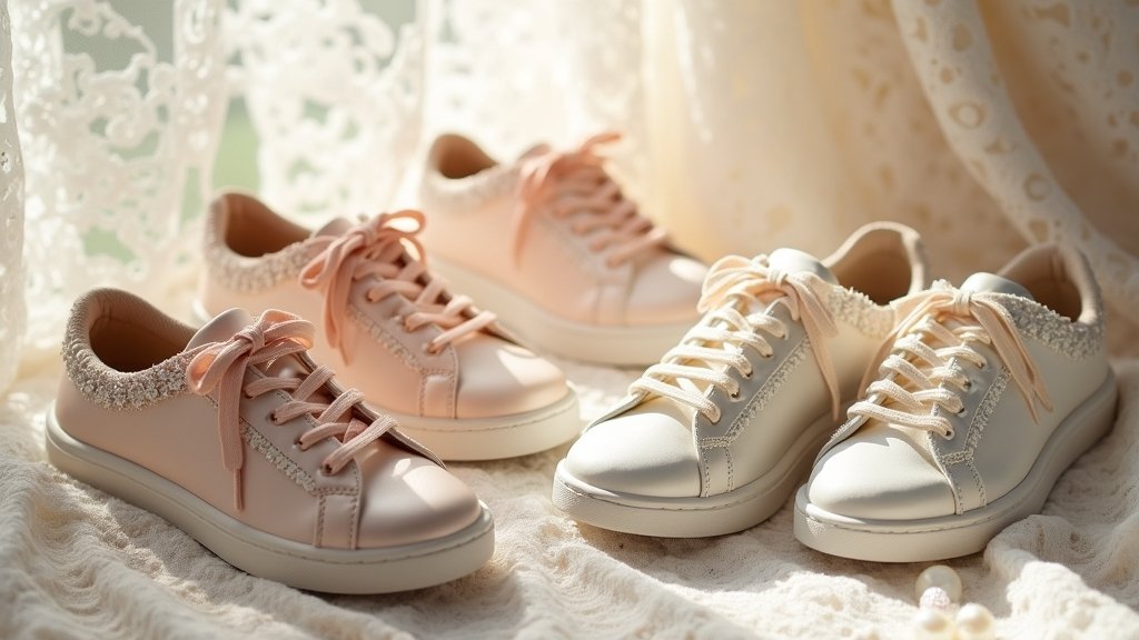 luxury satin wedding sneakers