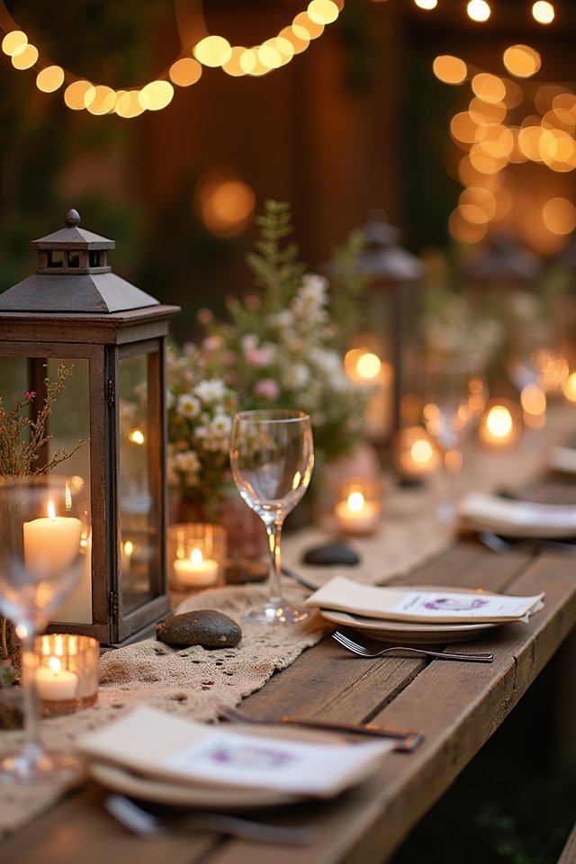 magical ambiance with lights