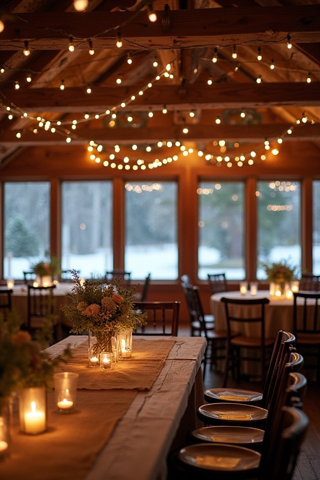 magical ambiance with lights