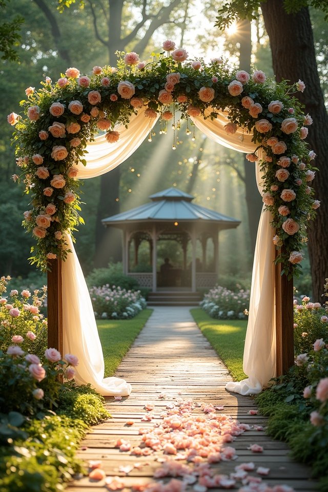 magical blooming romantic pathways