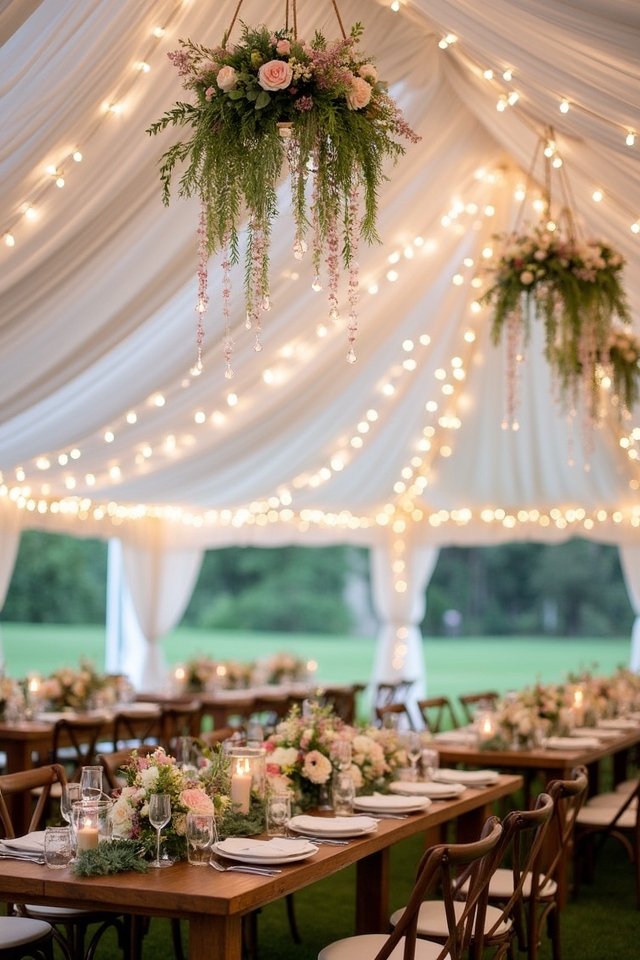 magical ceiling wedding decor