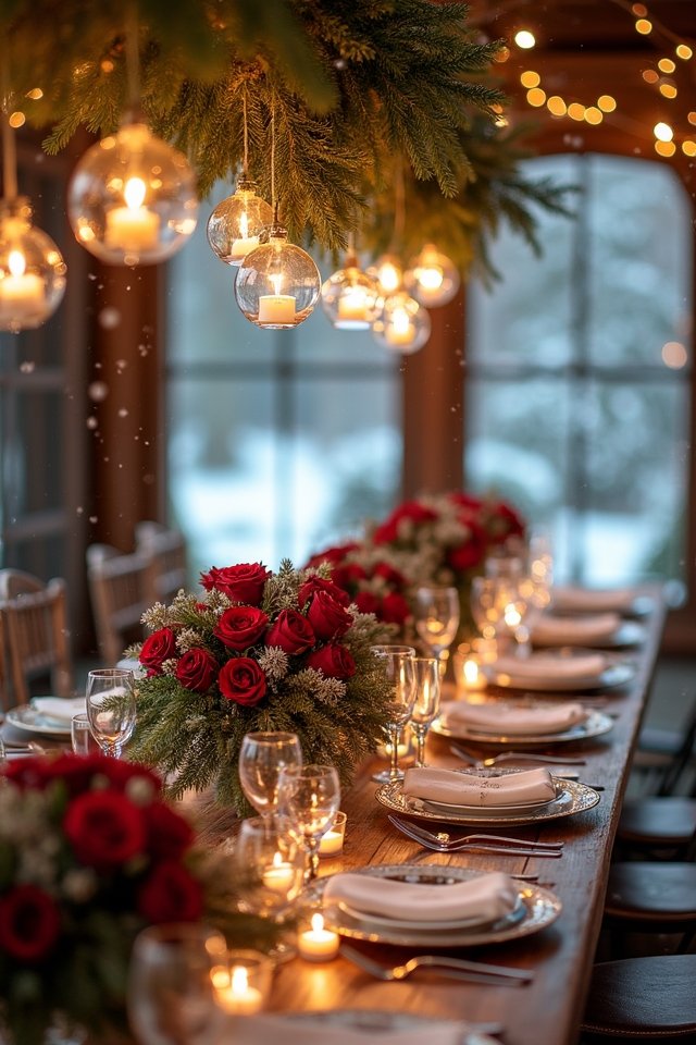 magical cozy wedding lighting