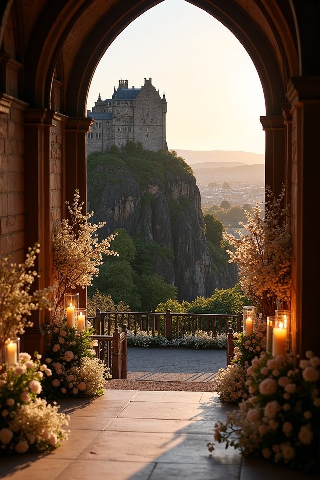 magical edinburgh castle weddings