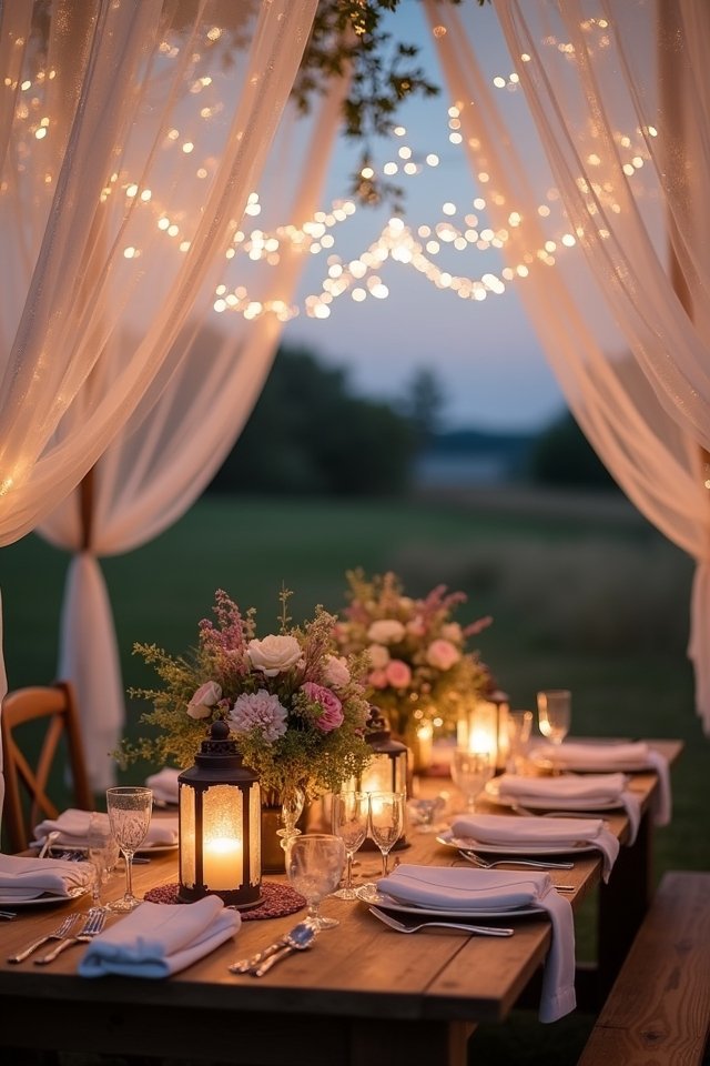 magical fairy light canopies