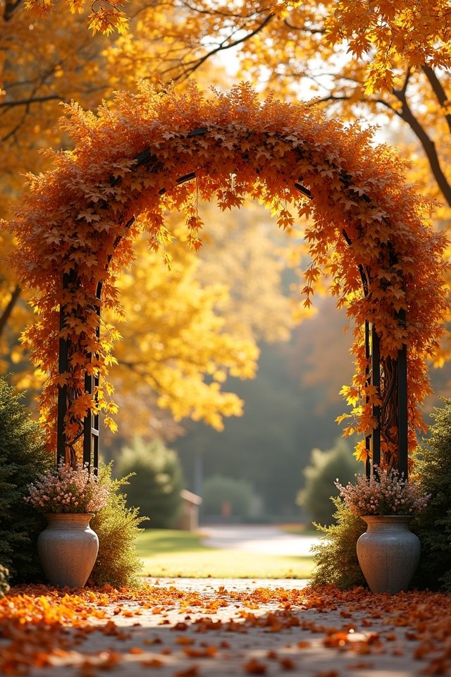 magical floral wedding backdrop