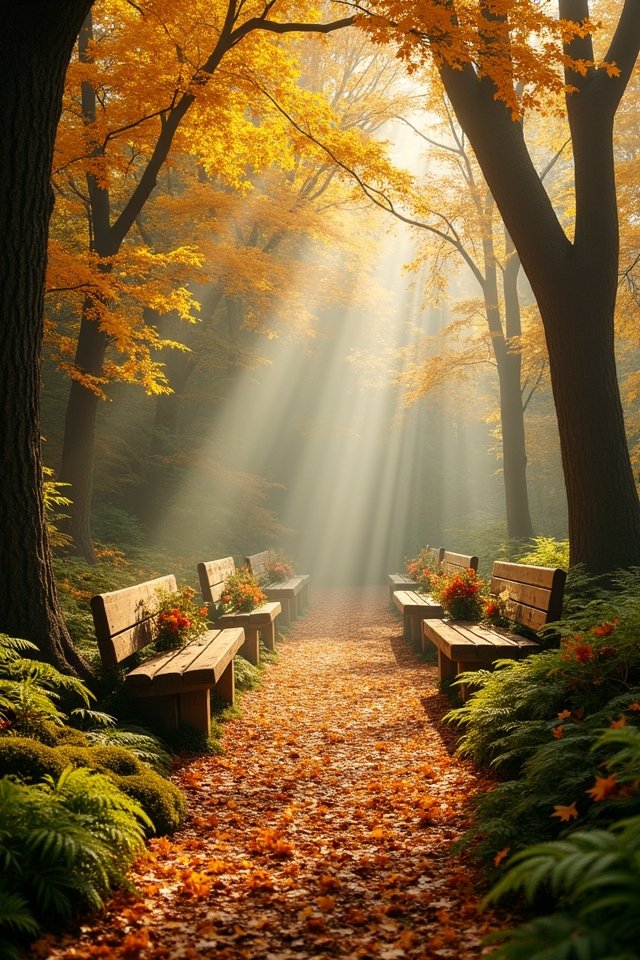 magical forest wedding pathways