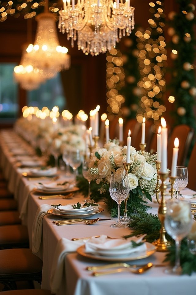 magical holiday wedding decorations