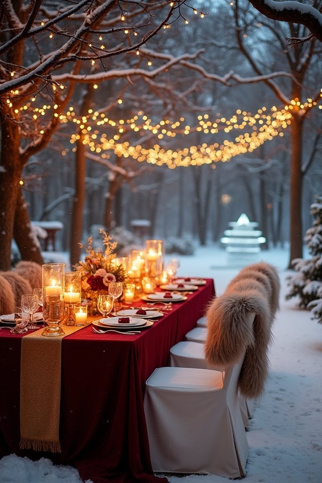 magical lighting creates ambiance