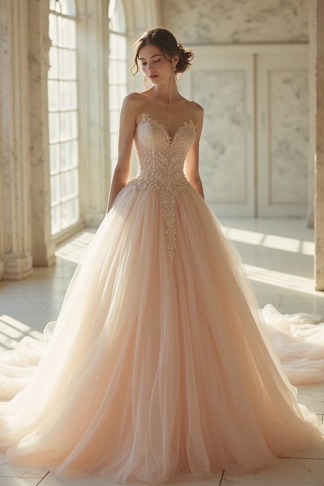 magical romantic ball gown